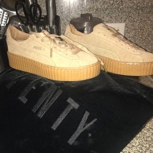 BRAND NEW! Unworn Nude Rihanna Fenty Puma Creepers